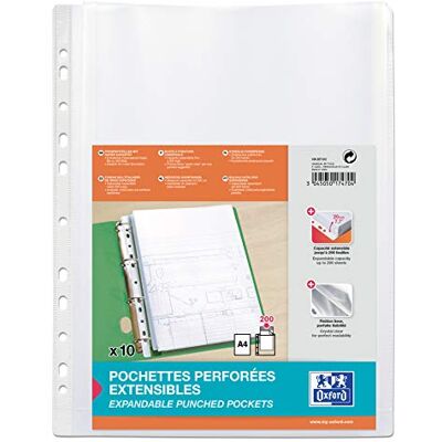 Oxford Elba 100207012 prospektfodral med dragveck, DIN A4, PP, 0,2 mm Oxford Elba 100207012 prospektfodral med dragveck, DIN A4, PP, 0,2 mm