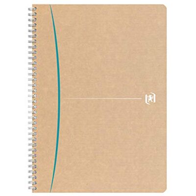 Oxford Touareg A4 spiral återvunnen anteckningsbok 21 x 29,7 cm – stora rutor – 180 sidor – 5 st Oxford Touareg A4 spiral återvunnen anteckningsbok 21 x 29,7 cm – stora rutor – 180 sidor – 5 st