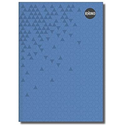 Rhino RCBA4 A4 160 sidor linjerat fodral bunden bok – blå Rhino RCBA4 A4 160 sidor linjerat fodral bunden bok – blå