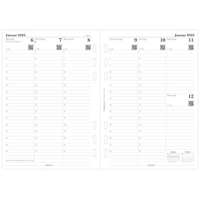 Filofax A5 Multi 1 vecka på 2 sidor (tyska) 2025 Filofax A5 Multi 1 vecka på 2 sidor (tyska) 2025