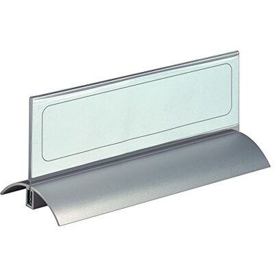 Durable 820219 Bordsskylt Presenter de Luxe 61x210mm, transparent, 2 stycken Durable 820219 Bordsskylt Presenter de Luxe 61x210mm, transparent, 2 stycken