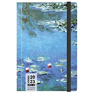 KAOS Daglig agenda 2023-12 månader med planerare M 12 x 18,6 cm För hem, kontor, skola, universitet Styvt omslag, Platt resår, Bokmärke, Rundade hörn Monet Näckrosor KAOS Daglig agenda 2023-12 månader med planerare M 12 x 18,6 cm För hem, kontor, skola, universitet Styvt omslag, Platt resår, Bokmärke, Rundade hörn Monet Näckrosor