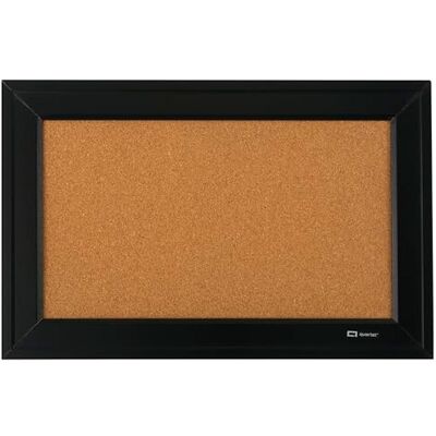 Quartet Home Decor Magnetisk anslagstavla i naturkork med ebenholtsram (skydd för öppen spis, trä, 28 x 43 cm, svart) Quartet Home Decor Magnetisk anslagstavla i naturkork med ebenholtsram (skydd för öppen spis, trä, 28 x 43 cm, svart)