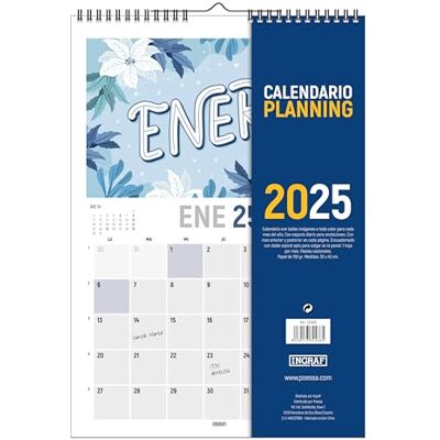 Ingraf 2025 vertikal kalender 4 säsonger, Ingraf 2025 vertikal kalender 4 säsonger,