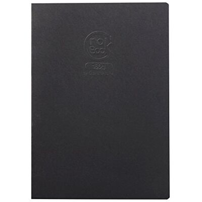Clairefontaine 60362C Piqué Crok'Book Notebook 20 ark Vit ritpapper A4 21 x 29,7 cm 160g Porträttformat Omslag Svart Förpackning med 10 anteckningsböcker Clairefontaine 60362C Piqué Crok'Book Notebook 20 ark Vit ritpapper A4 21 x 29,7 cm 160g Porträttformat Omslag Svart Förpackning med 10 anteckningsböcker