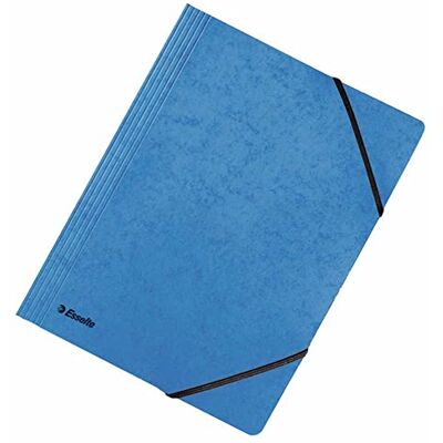Esselte Elastisk mapp i regnbåge, A4, blå, förpackning med 25, 44201 Esselte Elastisk mapp i regnbåge, A4, blå, förpackning med 25, 44201