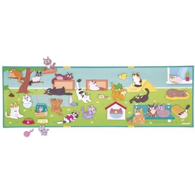Janod Magnéti'Stories Cat Magnetiskt pedagogiskt spel 30 magneter FSC-kartong barnleksak utveckla fantasi och finmotorik från 3 år Janod Magnéti'Stories Cat Magnetiskt pedagogiskt spel 30 magneter FSC-kartong barnleksak utveckla fantasi och finmotorik från 3 år