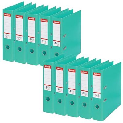 Esselte mapp No1 A4 PP 75 mm ljusgrön, 10 stycken Esselte mapp No1 A4 PP 75 mm ljusgrön, 10 stycken