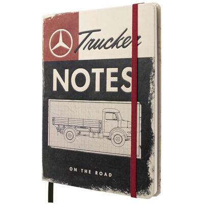 ART Anteckningsbok i retrostil, A5, Daimler Truck – Trucker Notes – Presentidé för biltillbehörsälskare, Official License Product (OLP), bullet journal dotted, vintagedesign ART Anteckningsbok i retrostil, A5, Daimler Truck – Trucker Notes – Presentidé för biltillbehörsälskare, Official License Product (OLP), bullet journal dotted, vintagedesign