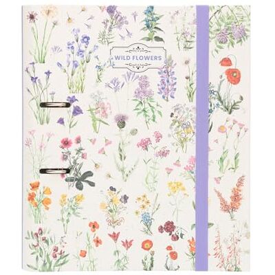 Grupo Erik 2 stansade ringar pärm botaniska vilda blommor inbundet ringpärm A4-arkivskåp tillbaka till skolan skolmaterial Grupo Erik 2 stansade ringar pärm botaniska vilda blommor inbundet ringpärm A4-arkivskåp tillbaka till skolan skolmaterial