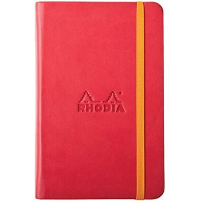 Rhodia 118633C rama Book (A6 anteckningsbok med elastiskt band, blank, 96 ark) 1 st hallonrosa Rhodia 118633C rama Book (A6 anteckningsbok med elastiskt band, blank, 96 ark) 1 st hallonrosa