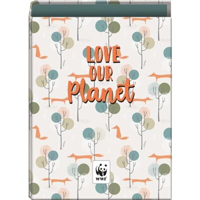DOHE Arkivskåp med 4 ringar kapacitet 250 ark, foliostorlek (26,4 x 34 cm), rygg 6 cm, ringar 40 mm, ytterlock, skolmaterial WWF Love Our Planet DOHE Arkivskåp med 4 ringar kapacitet 250 ark, foliostorlek (26,4 x 34 cm), rygg 6 cm, ringar 40 mm, ytterlock, skolmaterial WWF Love Our Planet