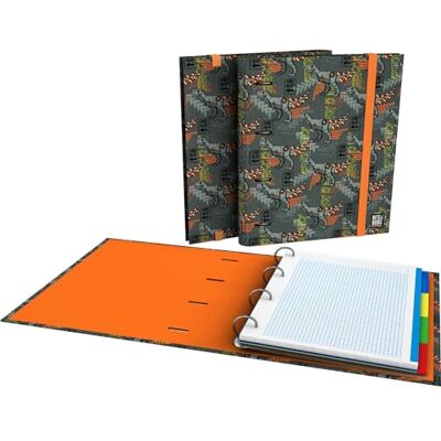 Grafoplás 4 ringpärm med a4 påfyllning, inklusive 100 kvadratiska ark 5 x 5 avdelare och kuvert, ergonomisk böjd rygg Rex-bitar och Bobs Pop Up Design Carpebook Grafoplás 4 ringpärm med a4 påfyllning, inklusive 100 kvadratiska ark 5 x 5 avdelare och kuvert, ergonomisk böjd rygg Rex-bitar och Bobs Pop Up Design Carpebook
