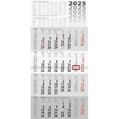rido/idé 4 månaders kalender (2025), 1 ark = 4 månader, 300 × 495 mm rido/idé 4 månaders kalender (2025), 1 ark = 4 månader, 300 × 495 mm