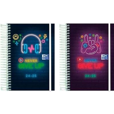 Oxford Agenda Never Give UP 1/8 12 x 18 cm 2024–2025 Oxford Agenda Never Give UP 1/8 12 x 18 cm 2024–2025