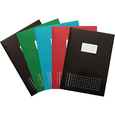 Hamelin Skolskrifter 5 stycken A4 rutig 10 mm spetslinje 40 ark 70gr sortiment Hamelin Skolskrifter 5 stycken A4 rutig 10 mm spetslinje 40 ark 70gr sortiment