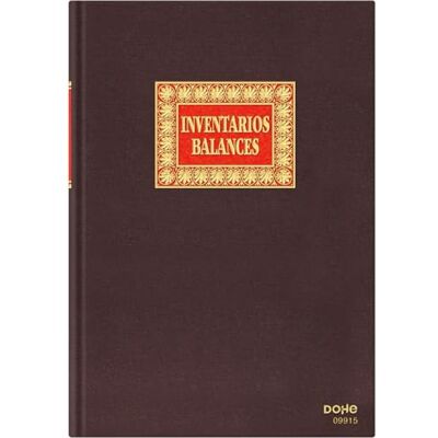 DOHE Lager och balansbok 100 ark numrerade 100 gr/m², A4 foliostorlek (21,5 x 31,5 cm), hårt tyg, bokföringsbok företag, institutioner, kontorsmaterial DOHE Lager och balansbok 100 ark numrerade 100 gr/m², A4 foliostorlek (21,5 x 31,5 cm), hårt tyg, bokföringsbok företag, institutioner, kontorsmaterial