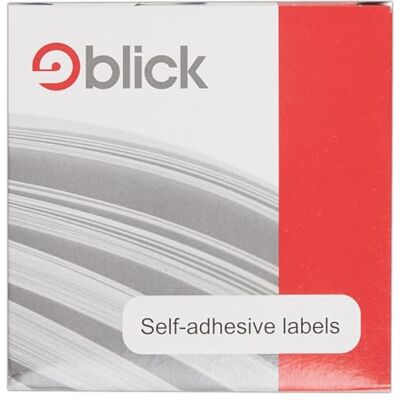 Blick RS01221 19 mm displayetikett – gul Blick RS01221 19 mm displayetikett – gul