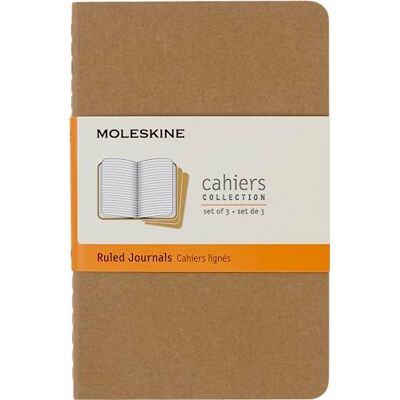 Moleskine Ruled Cahier: Set of 3 Ruled Journals Moleskine Ruled Cahier: Set of 3 Ruled Journals