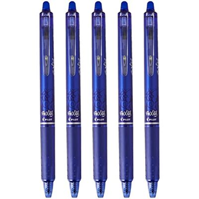 PILOT -5 Frixion Clicker Blå & Sex Reservdelar-0,7 mm. PILOT -5 Frixion Clicker Blå & Sex Reservdelar-0,7 mm.