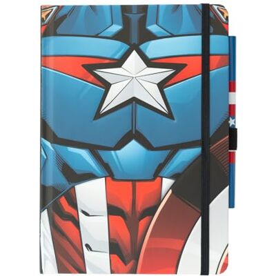 Grupo Erik Marvel Captain America Premium A5 Notebook With Pen Notebooks A5 Notepads A5 A5 Notepad Dotted Journal Dotted Notebook Sketchbook A5 Captain America Gifts Grupo Erik Marvel Captain America Premium A5 Notebook With Pen Notebooks A5 Notepads A5 A5 Notepad Dotted Journal Dotted Notebook Sketchbook A5 Captain America Gifts