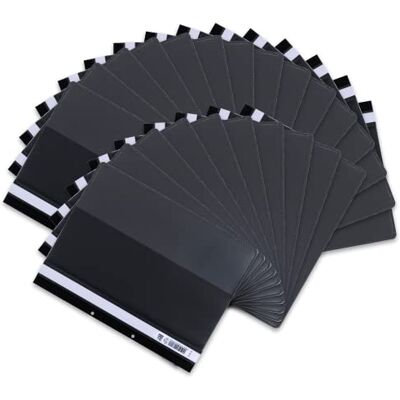 Oxford ELBA 100742159 snabblås 25-pack med 2-håls och extra volym DIN A4 svart Oxford ELBA 100742159 snabblås 25-pack med 2-håls och extra volym DIN A4 svart