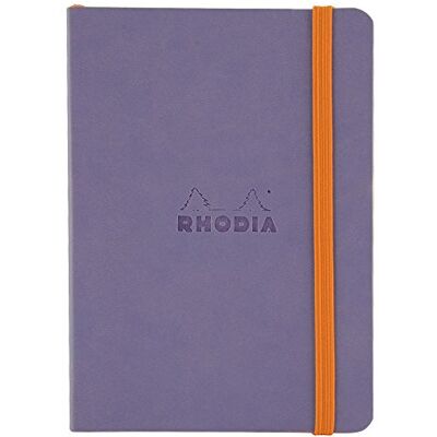 Rhodia 117359C rama anteckningsblock (med mjukt kuvert, prickigt rutnät, 72 ark, 90 g elfenbensfärgat papper, DIN A6, 10,5 x 14,8 cm, bokmärke, innerficka) 1 st iris Rhodia 117359C rama anteckningsblock (med mjukt kuvert, prickigt rutnät, 72 ark, 90 g elfenbensfärgat papper, DIN A6, 10,5 x 14,8 cm, bokmärke, innerficka) 1 st iris