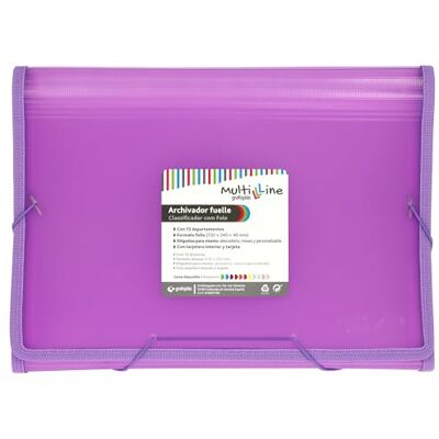 Grafoplás Arkivmapp Lavendelkaka Foliostorlek 13 positioner inklusive etikett för tittare och kort vattentäta plastöverdrag multiline Grafoplás Arkivmapp Lavendelkaka Foliostorlek 13 positioner inklusive etikett för tittare och kort vattentäta plastöverdrag multiline