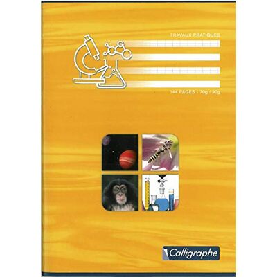 Clairefontaine Kalligrafi 7599C uppsättning av 5 praktiska arbetsböcker (ett varumärke) – A4 21 x 29,7 – 144 Seyes linjerad 70 g och vanliga 90 g sidor – återvunna kortskydd lackerade slumpmässiga Clairefontaine Kalligrafi 7599C uppsättning av 5 praktiska arbetsböcker (ett varumärke) – A4 21 x 29,7 – 144 Seyes linjerad 70 g och vanliga 90 g sidor – återvunna kortskydd lackerade slumpmässiga
