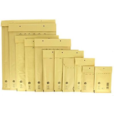 Airpro bubbelpåse storlek B11 (175 x 120 x 5 mm) självhäftande brun 80 g FSC 200 stycken Airpro bubbelpåse storlek B11 (175 x 120 x 5 mm) självhäftande brun 80 g FSC 200 stycken