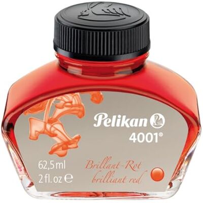 Pelikan 329169 – bläck, 62,5 ml, ljusröd Pelikan 329169 – bläck, 62,5 ml, ljusröd