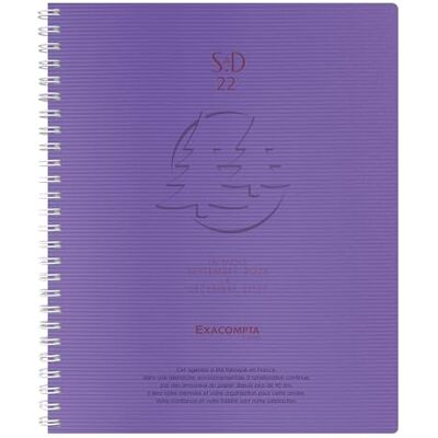 Exacompta Agenda Forum Veckokalender linjefärg Sad 22, 18 x 22 cm, september 2016 till december 2017, slumpmässig utgåva, fransk upplaga Exacompta Agenda Forum Veckokalender linjefärg Sad 22, 18 x 22 cm, september 2016 till december 2017, slumpmässig utgåva, fransk upplaga