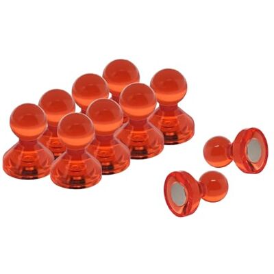 first4magnets Magnet Expert® Medium röd akryl tryckstift magnet 15 mm diameter x 21 mm hög (10 paket med 10) first4magnets Magnet Expert® Medium röd akryl tryckstift magnet 15 mm diameter x 21 mm hög (10 paket med 10)