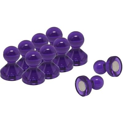 first4magnets Magnet Expert® Liten lila akryl tryckstift magnet 11 mm diameter x 17 mm hög (1 paket med 10) first4magnets Magnet Expert® Liten lila akryl tryckstift magnet 11 mm diameter x 17 mm hög (1 paket med 10)