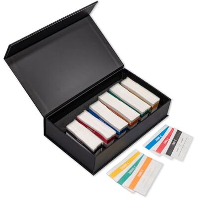 effektivo Banderoll-set för euro sedlarlåda med 300 sedlar, 50 stycken vardera för 5 €/10 €/20 €/50 €/100 €/200 € sedelband, sedelbunt effektivo Banderoll-set för euro sedlarlåda med 300 sedlar, 50 stycken vardera för 5 €/10 €/20 €/50 €/100 €/200 € sedelband, sedelbunt