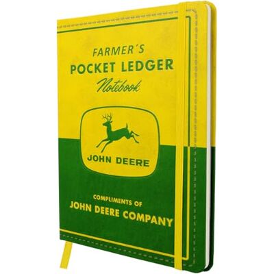 ART Anteckningsbok i retrostil, A5, John Deere – Farmer's Pocket Ledger – Presentidé för traktorälskare, Official License Product (OLP), bullet journal dotted, vintagedesign ART Anteckningsbok i retrostil, A5, John Deere – Farmer's Pocket Ledger – Presentidé för traktorälskare, Official License Product (OLP), bullet journal dotted, vintagedesign