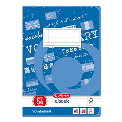 herlitz 10777670 vajerhäftapparat A5 linjär 54, 40 blad, FSC Mix, 5 stycken herlitz 10777670 vajerhäftapparat A5 linjär 54, 40 blad, FSC Mix, 5 stycken