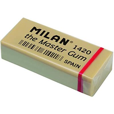 MILAN radergummi, vit, liten MILAN radergummi, vit, liten