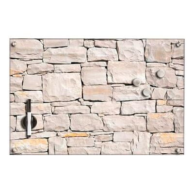 Avilia Memo väggpanel – magnetisk väggplanerare med markör, säkerhetsglas, 60 x 40 cm, beige, inkluderar 3 dekorativa magneter Avilia Memo väggpanel – magnetisk väggplanerare med markör, säkerhetsglas, 60 x 40 cm, beige, inkluderar 3 dekorativa magneter