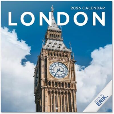 Grupo Erik Wall Calendar 2026 London Calendar 2026 Square 30 x 30 cm 12 x 12 inches Wall Planner, Family Planner Month To View Japanese Gifts For Friends Grupo Erik Wall Calendar 2026 London Calendar 2026 Square 30 x 30 cm 12 x 12 inches Wall Planner, Family Planner Month To View Japanese Gifts For Friends