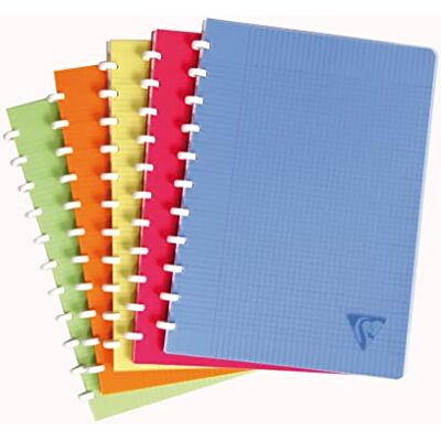 Clairefontaine 328136C Spiralbok Clearing (A4, 21 x 29,7 cm, rutig med kant, 72 ark) 1 st färgsorterad Clairefontaine 328136C Spiralbok Clearing (A4, 21 x 29,7 cm, rutig med kant, 72 ark) 1 st färgsorterad