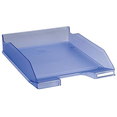 Exacompta Ref 11310D Linicolor bokstavsbricka kombo midi 347 x 255 x 65 mm i storlek, rymmer upp till 500 ark, lämplig för A4-dokument isblå genomskinlig Exacompta Ref 11310D Linicolor bokstavsbricka kombo midi 347 x 255 x 65 mm i storlek, rymmer upp till 500 ark, lämplig för A4-dokument isblå genomskinlig