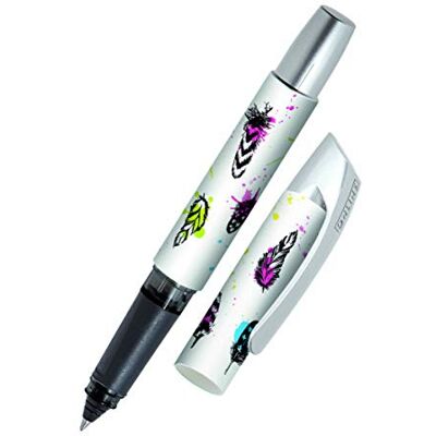 Online ergonomisk rollerballpenna Campus Feather │ för skola och gymnasium │ mjukt handtag för vänster- och högerhänta │ standardbläckpatroner, påfyllningsbar │ roller med patroner Online ergonomisk rollerballpenna Campus Feather │ för skola och gymnasium │ mjukt handtag för vänster- och högerhänta │ standardbläckpatroner, påfyllningsbar │ roller med patroner