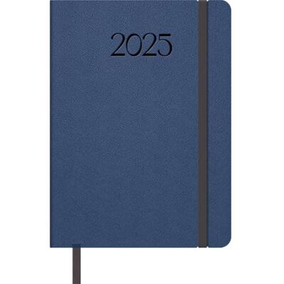 DOHE Agenda 2025 – dag efter sida, A5-storlek (14 x 20 cm), 12 månader januari till december, flexlock i PU-läder, spansk planerare, kontorsmaterial MANHATTAN blå DOHE Agenda 2025 – dag efter sida, A5-storlek (14 x 20 cm), 12 månader januari till december, flexlock i PU-läder, spansk planerare, kontorsmaterial MANHATTAN blå