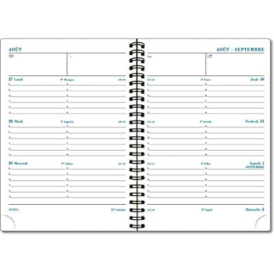 Exacompta 190847E SAD 19S vecka refill 14 x 18 cm september 2025 till december 2026-16 månader Exacompta 190847E SAD 19S vecka refill 14 x 18 cm september 2025 till december 2026-16 månader
