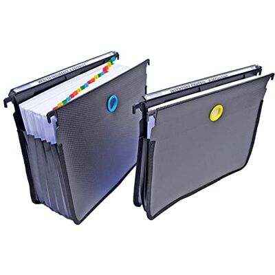 Ultimate Office Expanderande PolyMagniFiles (set med 2), brevstorlek, svart mapp (5" expanderande filer (set med 2)) Ultimate Office Expanderande PolyMagniFiles (set med 2), brevstorlek, svart mapp (5" expanderande filer (set med 2))
