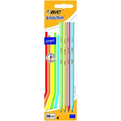 BIC Olówek Evolution 646 bez gumki Blister 4 sztuki BIC Olówek Evolution 646 bez gumki Blister 4 sztuki