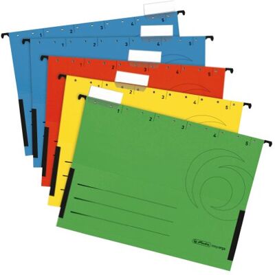 herlitz 5874755 Hängmapp, Flerfärgad, A4, 5 stycken herlitz 5874755 Hängmapp, Flerfärgad, A4, 5 stycken