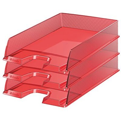Esselte Europost A4 kuvert, 10 stycken Transluscent röd Esselte Europost A4 kuvert, 10 stycken Transluscent röd