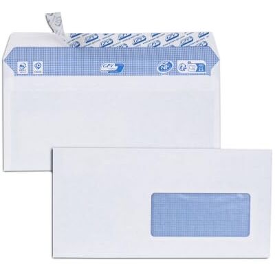 GPV 2856 kuvert, DL, 110 x 220 mm, vit, med fönster GPV 2856 kuvert, DL, 110 x 220 mm, vit, med fönster